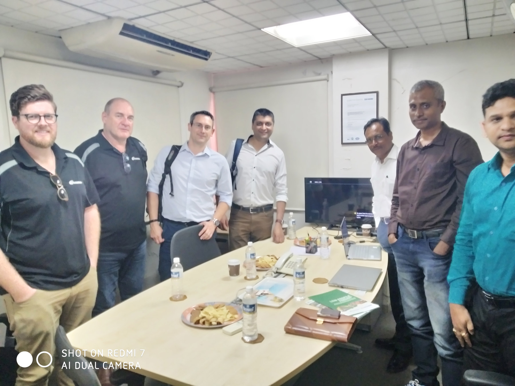 Australian client visiting the Ace Brain delivery centre